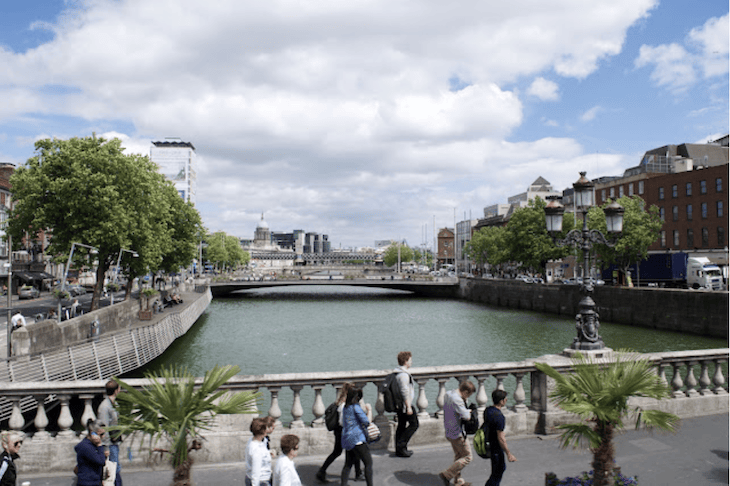 The River Liffey in Dublin