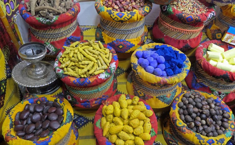 Mutrah Souk is an explosion of color and pungent aromas. Photo by Edward Placidi