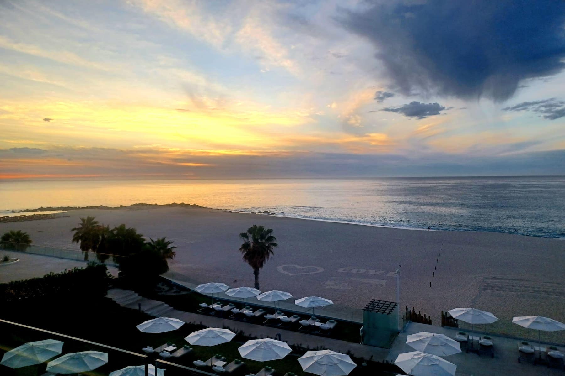 Sunrise from the Hotel overlooking the pool is gorgeous. Photo by Irene Middleman Thomas