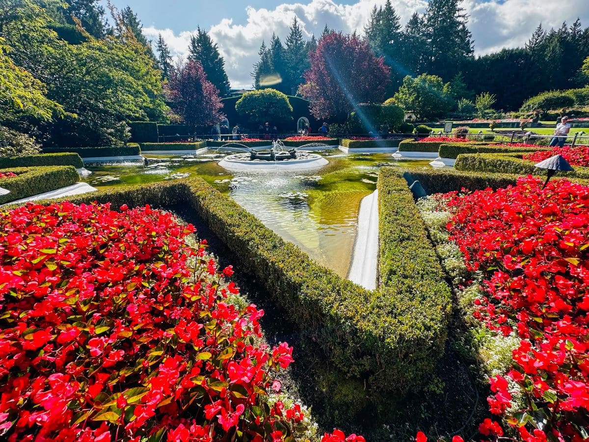 Butchart Gardens is a top thing to do when you visit Victoria.