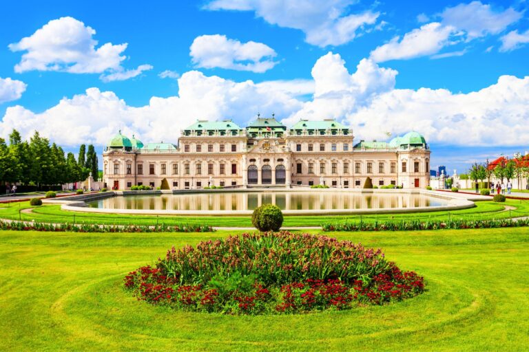 Belvedre Palace is one of the beautiful sights in Vienna. Image by Andrey via Canva