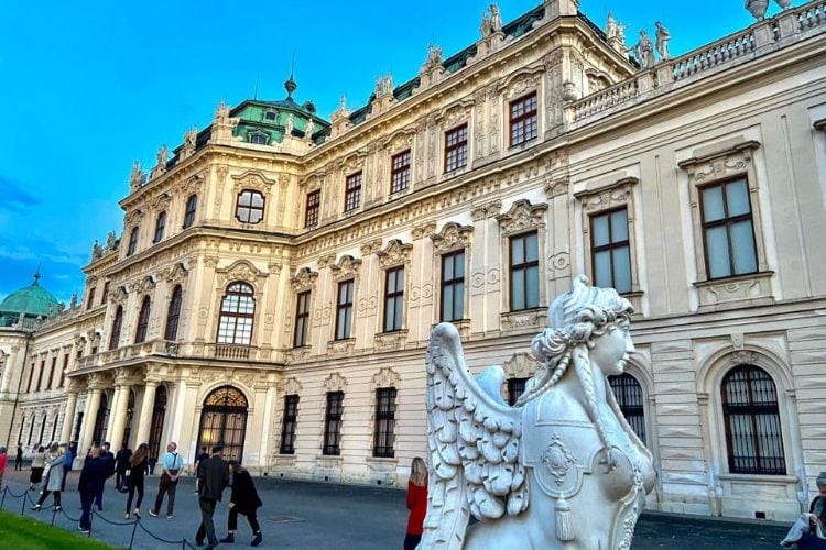 The Belvedere Palace, Vienna.