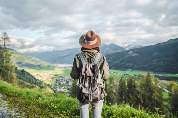 young woman in Austria