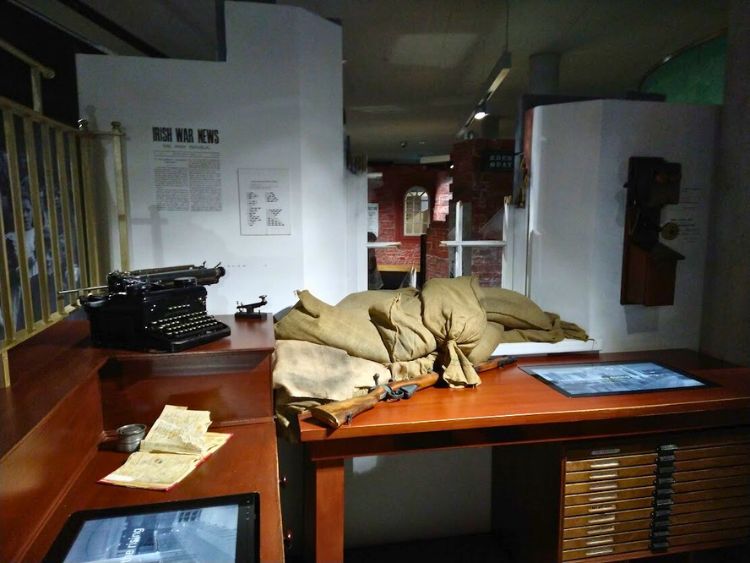 An exhibit at the GPO Museum. Eric D. Goodman