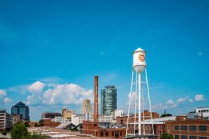 Downtown Durham. Photo courtesy of Discover Durham