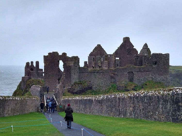 Dunluce Castle Ruins on the Antrim Coast. Photo by Eric D. Goodman