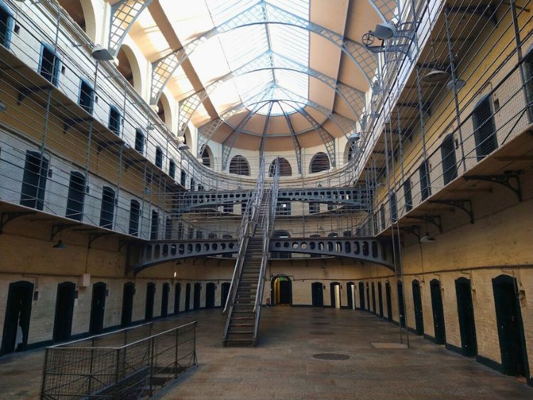 Kilmainham Gaol's interior. Eric D. Goodman