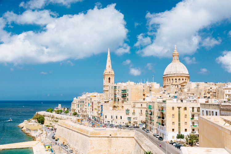 Malta Valletta by day