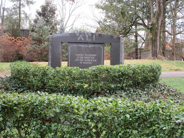 Ali's resting place is in this plot Cave Hill Cemetery and Arboretum. Photo by Mary Casey-Sturk
