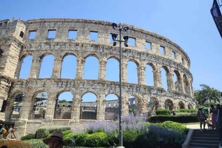 Roman amphitheatre in Pula