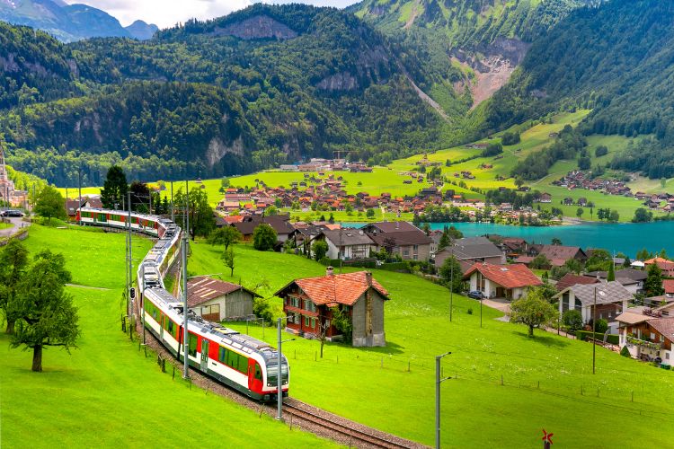 Switzerland by train