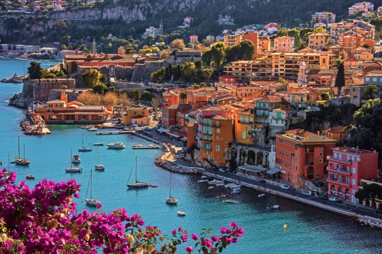Along the water at Villefranche-sur-Mer