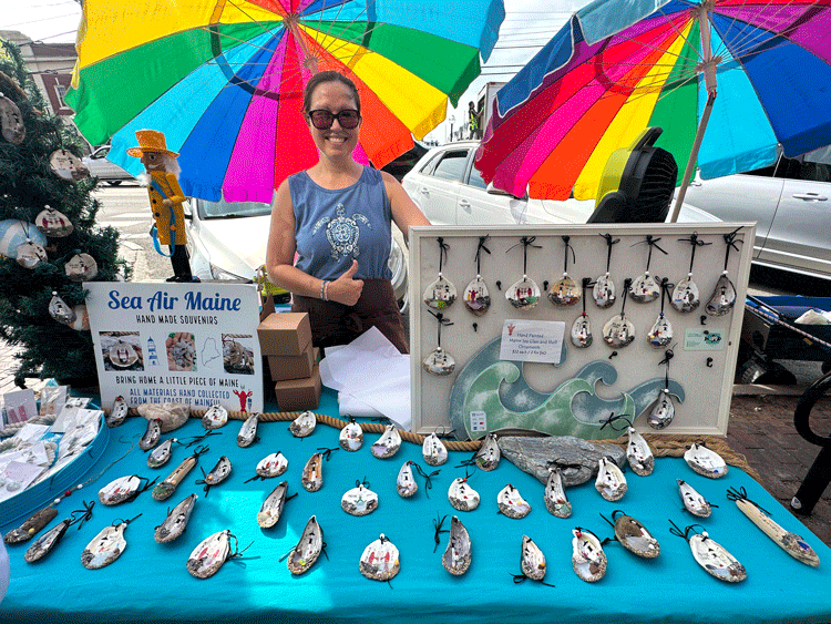 A local artisan in Portland, Maine. Photo by Janna Graber