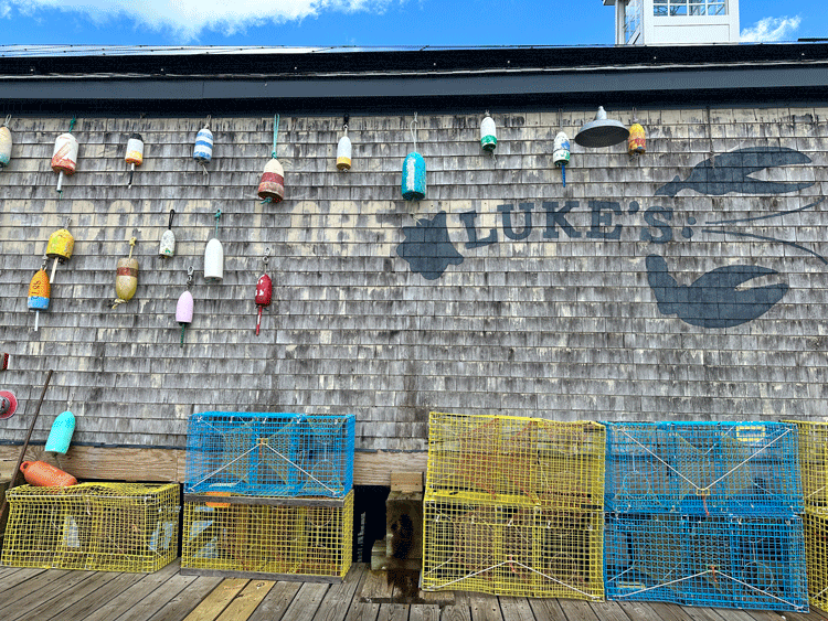 Luke جراد البحر في بورتلاند، ماين
