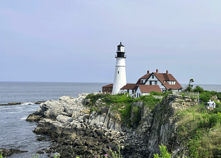 The Portland Head Light, oldest lighthouse in Maine. Photo by Janna Graber