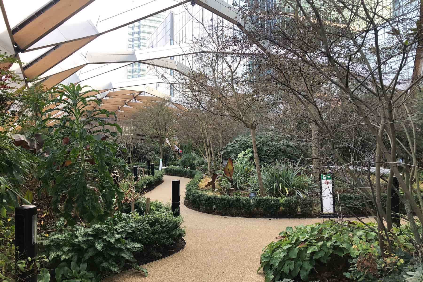 Crossrail Place Roof Garden. Photo by Laura Olcelli