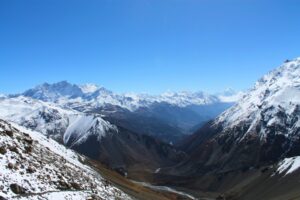 Viewpoint of Mountains from Tilicho Lake. Photo by Danika Smith