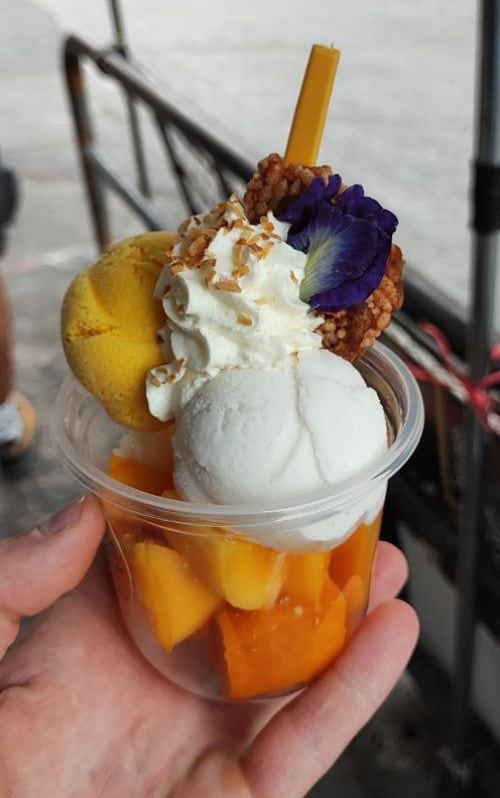 Mango ice-cream in Pai