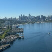 Seattle Seaplane Tour shows the skyline