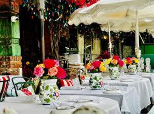 The Ivy patio.