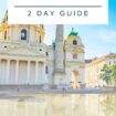Scenic view of Charle's Church (Karlskirche) in Vienna old town, Austria