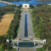 The WWII Memorial, Reflecting Pool and Lincoln Memorial. Photo by Frank Hosek