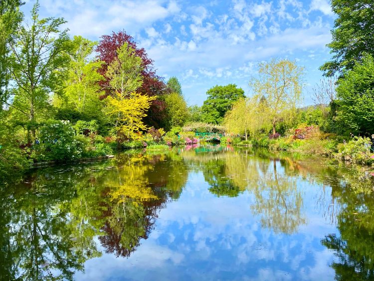 Monet's Garden in the spring.