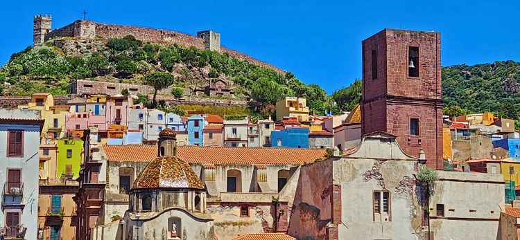 An iconic symbol of Sardinia, vividly photogenic Bosa has been called Sardinia’s most beautiful town. Photo by Edward Placidi