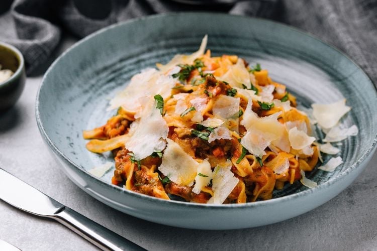 Plate of Ragu Bolognese