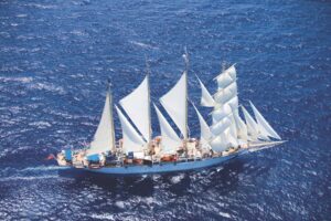 The Star Flyer in the Mediterranean. Photo by Star Clippers