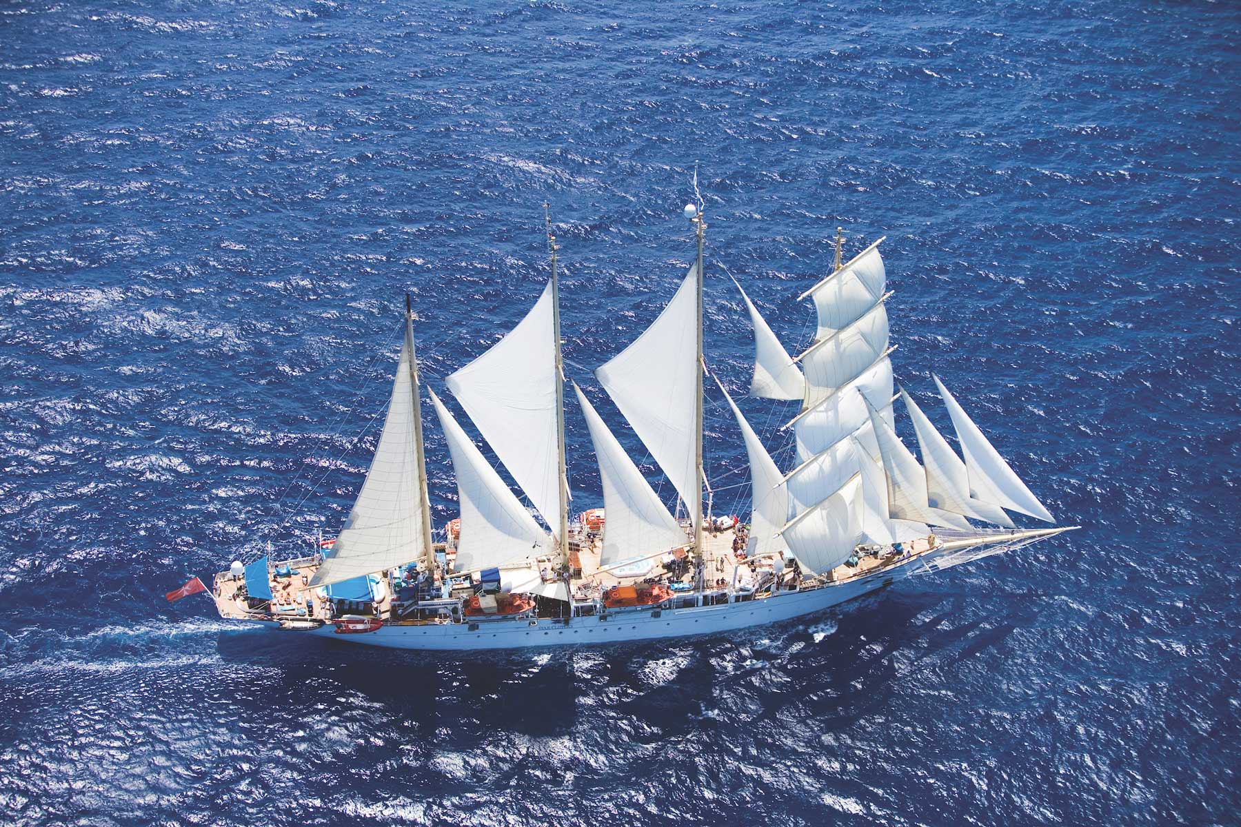 The Star Flyer in the Mediterranean. Photo by Star Clippers