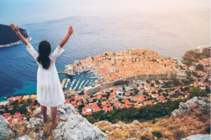 view of Dubrovnik Croatia