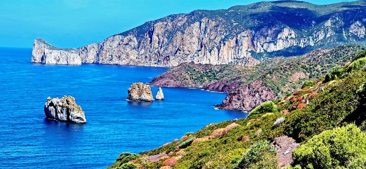 The Iglesiente Coast is dotted with ravishing panoramas. Photo by Edward Placidi