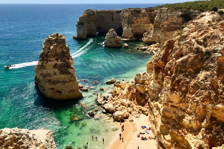 Beautiful beach in the Algarve