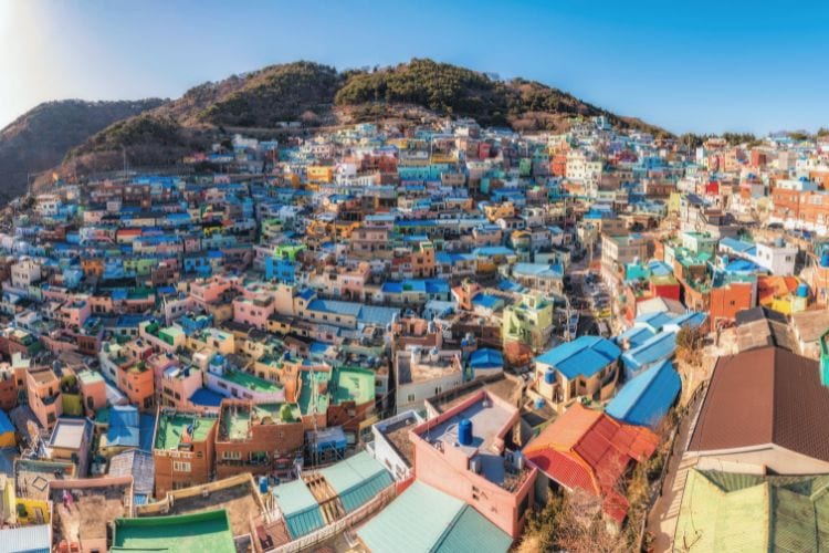 Gamcheon Culture Village in Busan South Korea