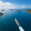Celebrity Equinox cruising the Caribbean's turquoise waters. Photo courtesy of Celebrity Cruises