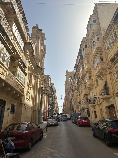 Honey-coloured Valletta Malta