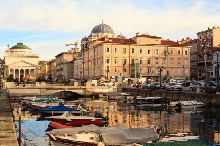The Grand Canal is one of the top sights in Trieste. Image by Bepsimage from Getty Images via Canva