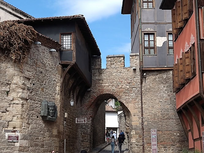 City Wall entering Plovdiv, Bulgaria.
