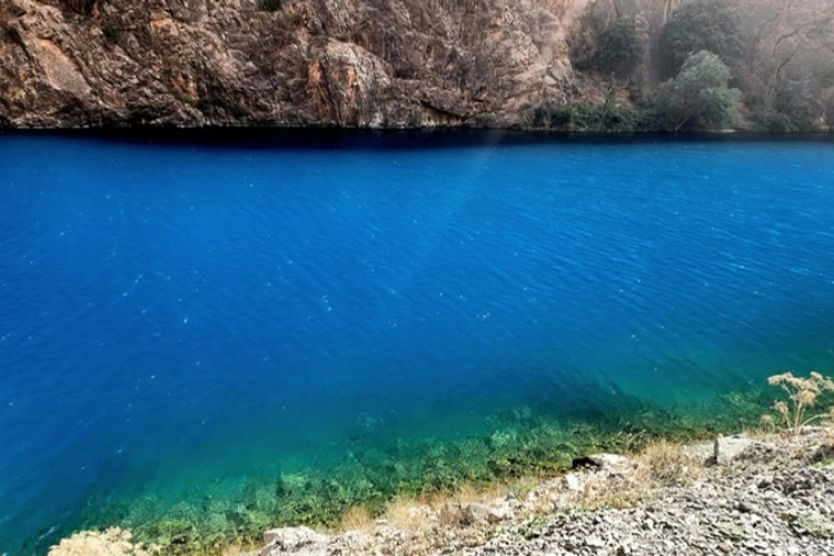 The first of Tajikistan's Seven Lakes was a royal blue of singular intensity