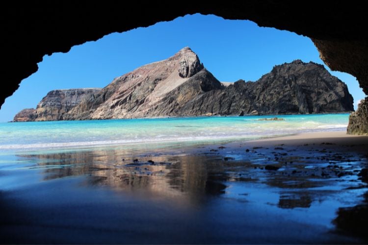 Beach in Porto Santo