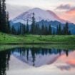 A stunning view of Mount Rainier in Washington, USA, captured in its natural beauty. Photo by Intricate Explorer, Unsplash