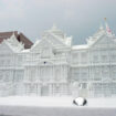 Sapporo Magnificent ice sculpture.