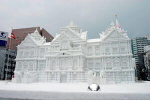 Sapporo Magnificent ice sculpture.