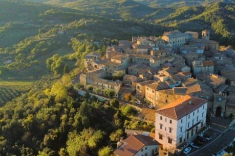 The medieval hilltop village of Allerona in Umbria, Italy. Designated one of the most beautiful hilltop villages in Italy. Photo courtesy of Edi Solari