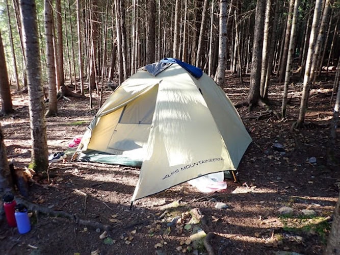 Canoe the Wild provided easy to set up tents, cozy but comforable