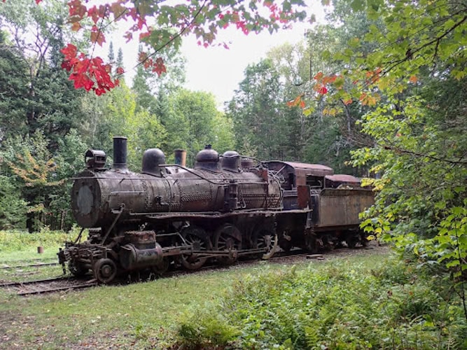 One of the Ghost Trains in the North Woods of Eagle Lake