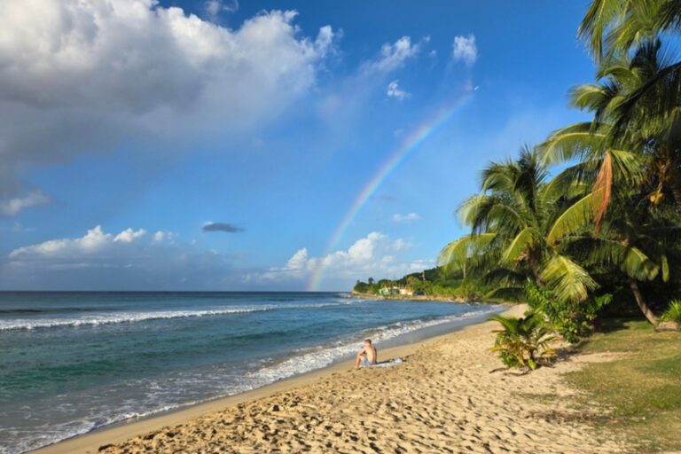 Rainbow over Cane Bay Beach