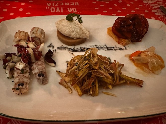 A sampling of starters.