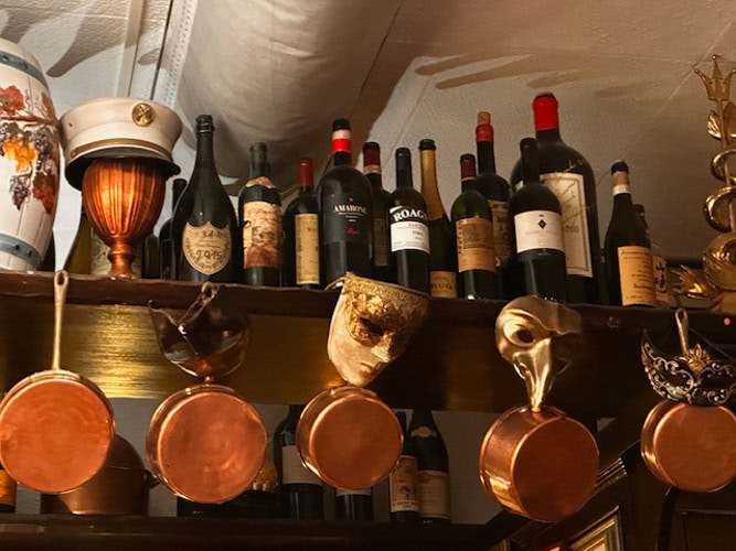 Look up to see Da Ivo’s treasured souvenirs